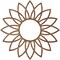 Ekena Millwork Daisy Wood Fretwork Pierced Ceiling Medallion, Walnut, 30"OD x 10 1/2"ID x 1/4"T CMWP30X30X0250DAWA - alternate 5